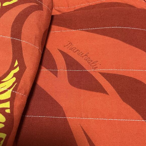 Manuhealii Vintage Quilt Palaka Blanket Bedspread Queen Size - Picture 15 of 15